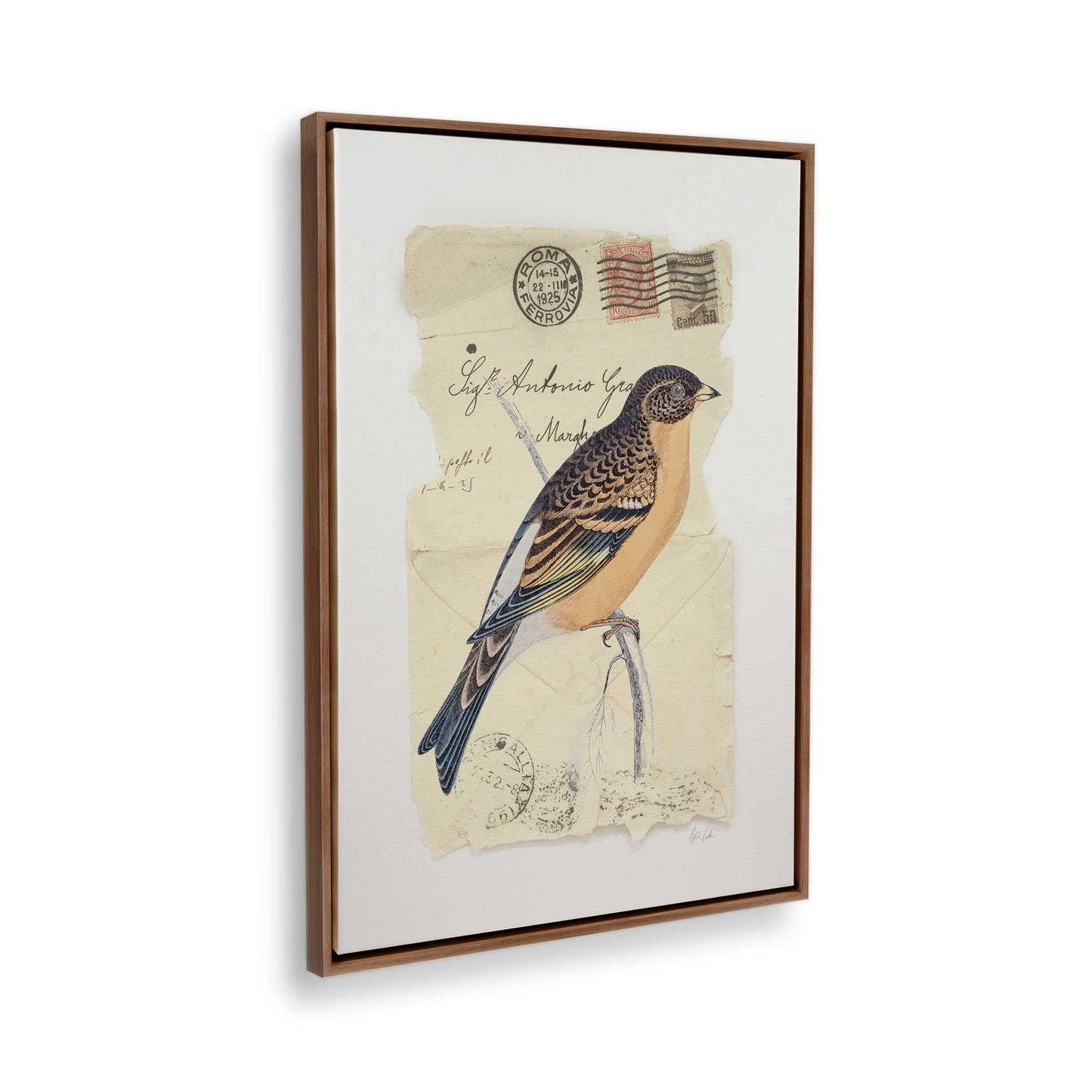 [Color:Walnut], Picture of the corner of the art