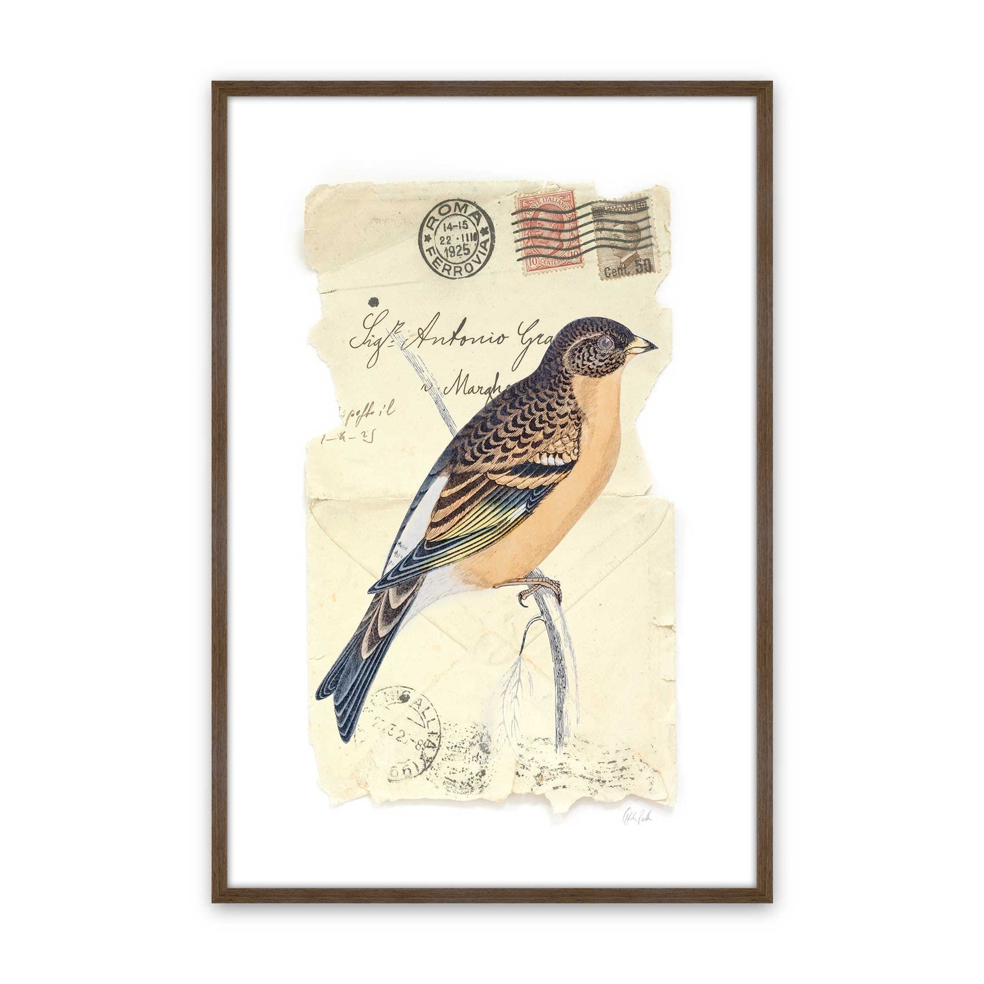 [Color:Walnut], Picture of art in a Walnut frame