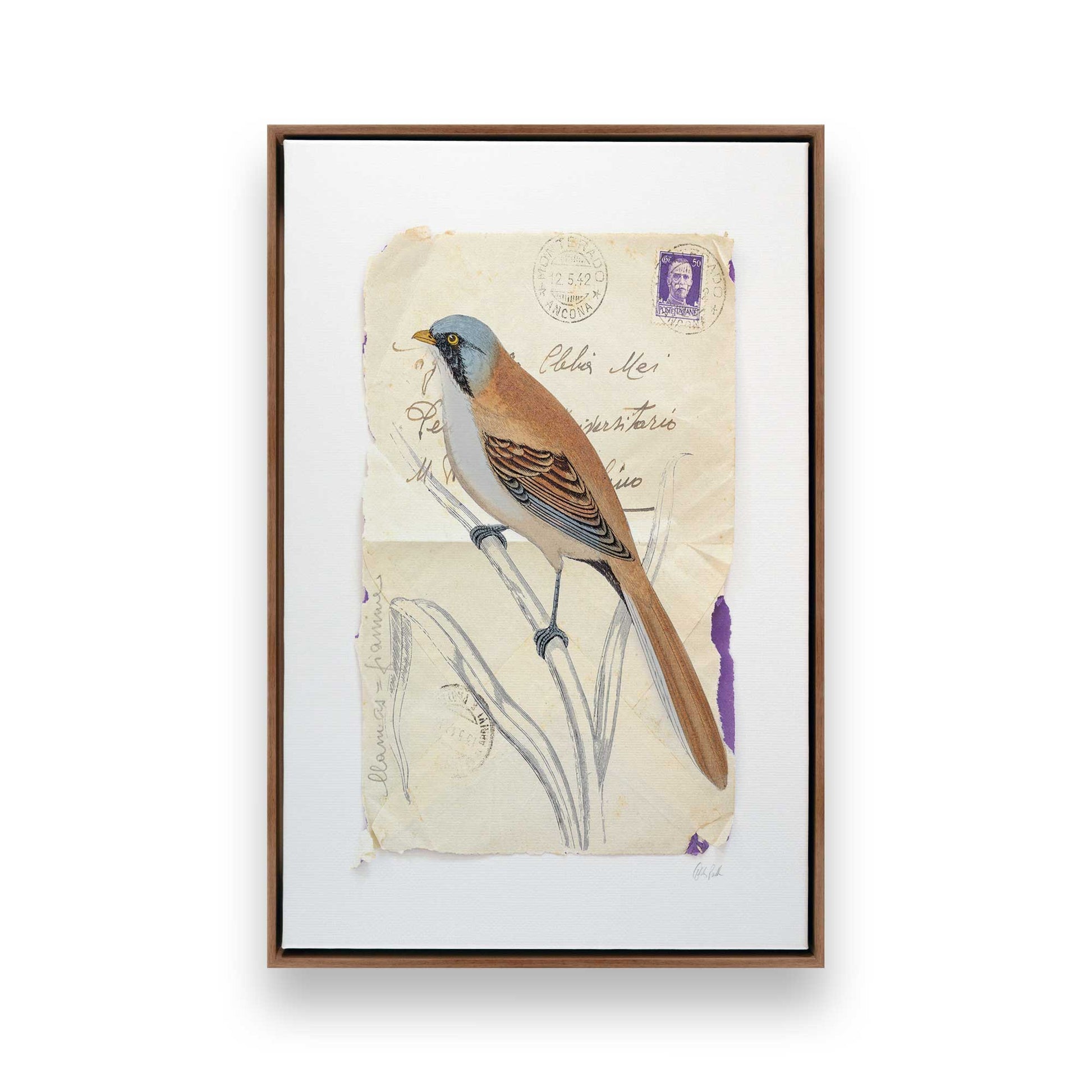 [Color:Walnut], Picture of art in a Walnut frame
