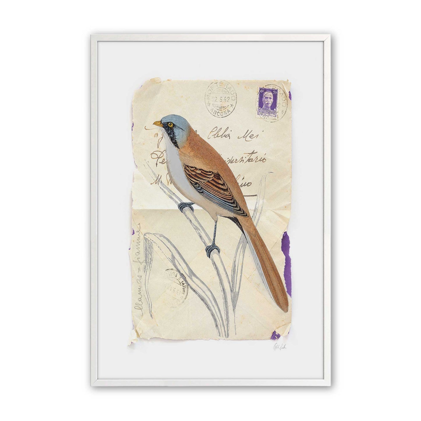 [Color:Opaque White], Picture of art in a Opaque White frame