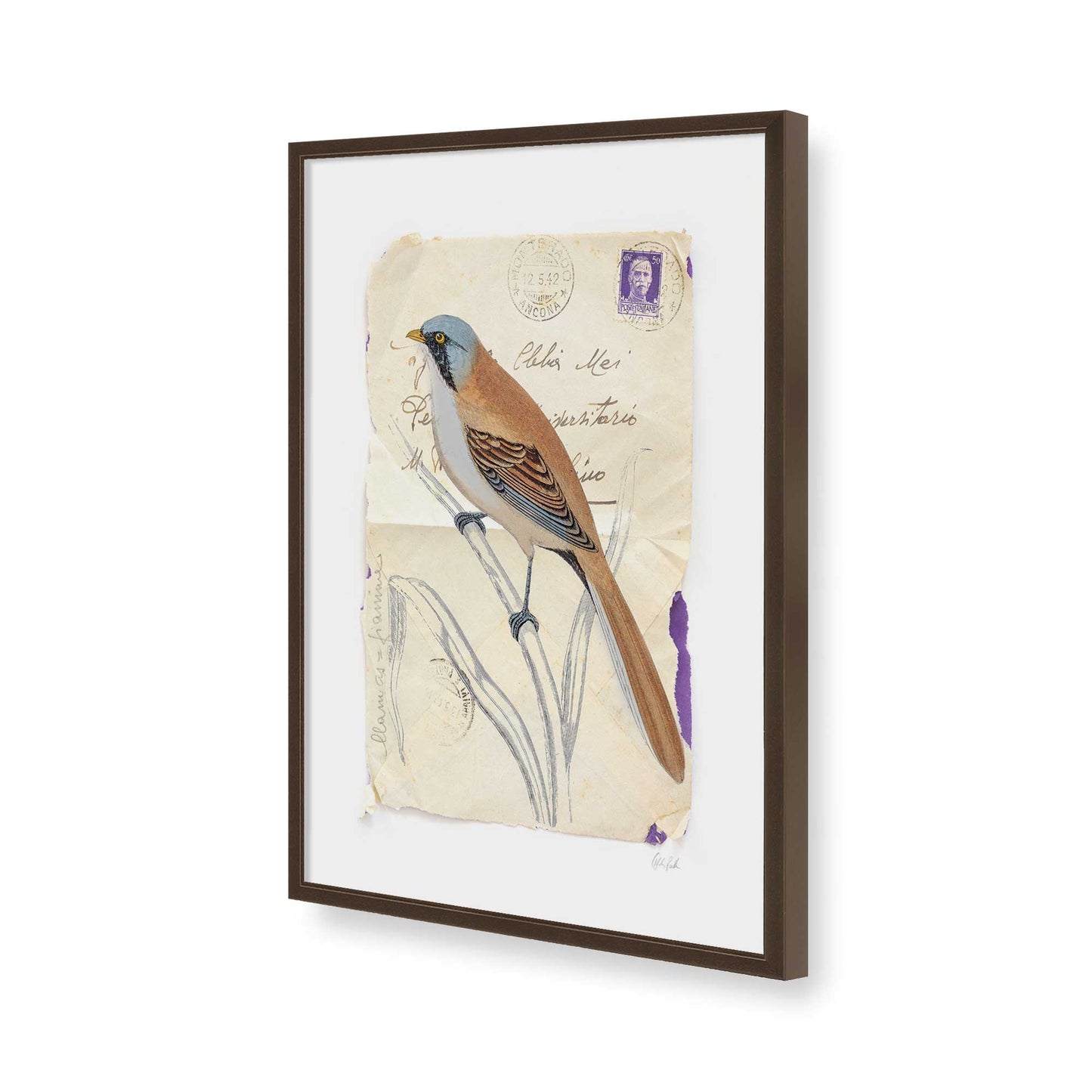 [Color:Belvinder Brown], Picture of art in a Belvinder Brown frame of the corner