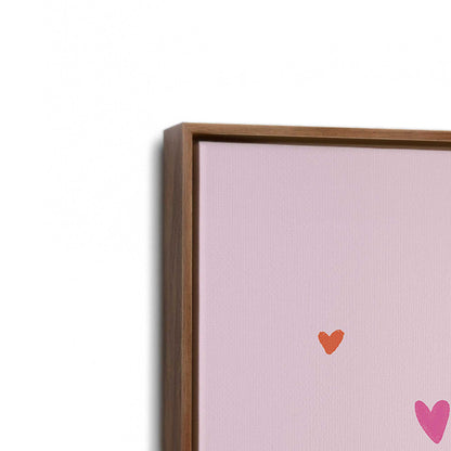 [Color:Walnut], Picture of art in a Walnut frame at an angle
