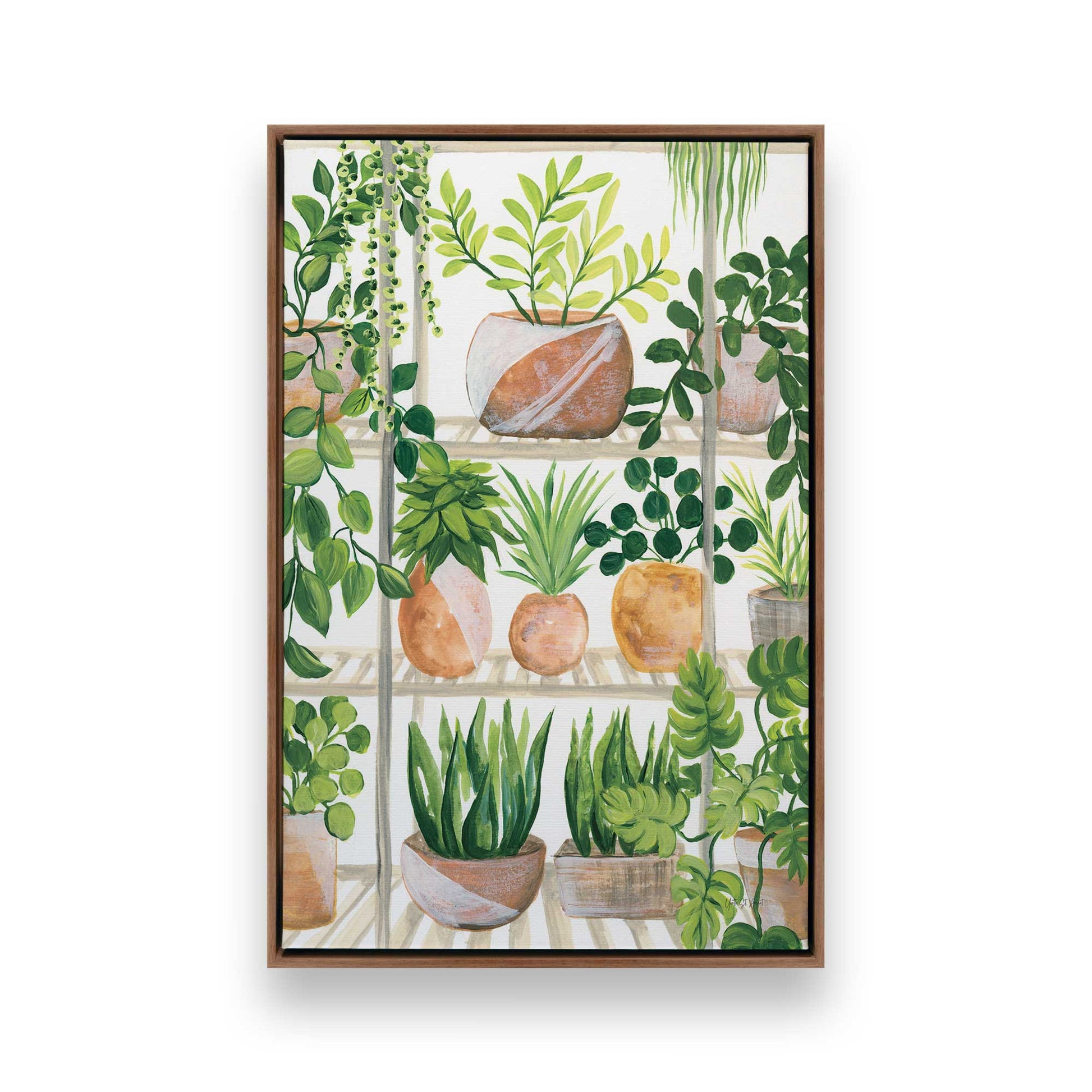[Color:Walnut], Picture of art in a Walnut frame