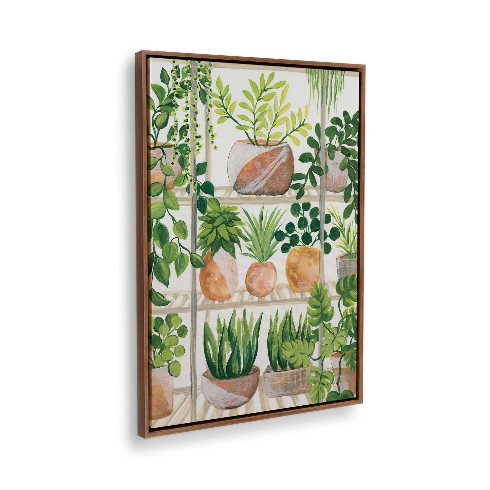 [Color:Walnut], Picture of the corner of the art