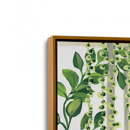 [Color:Polished Gold], Picture of art in a Polished Gold frame at an angle