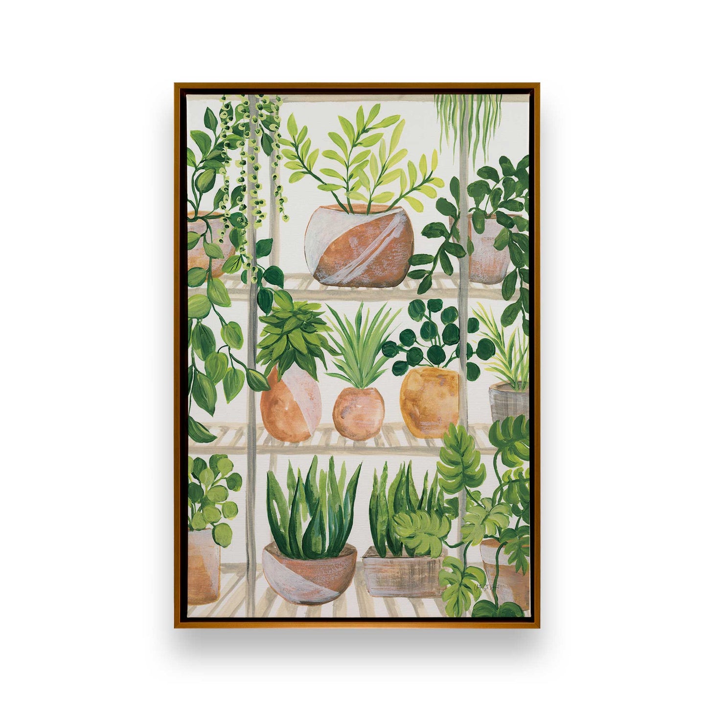 [Color:Polished Gold], Picture of art in a Polished Gold frame