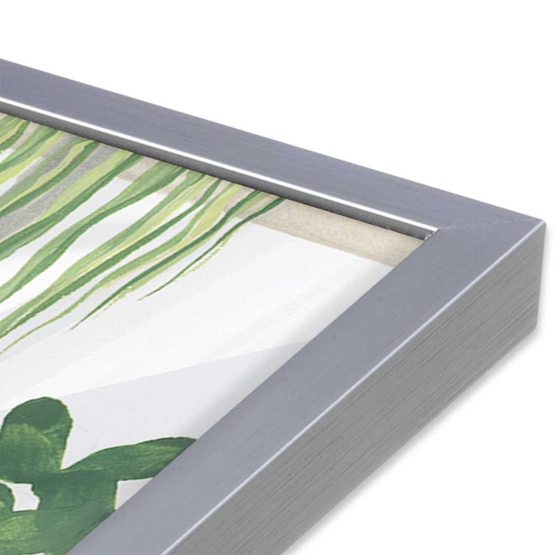 [Color:Polished Chrome], Picture of art in a Polished Chrome frame at an angle