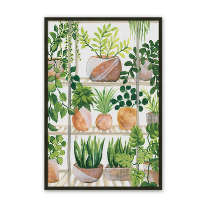 [Color:Satin Black], Picture of art in a Satin Black frame