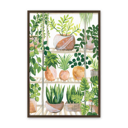 [Color:Brown], Picture of art in a Brown frame
