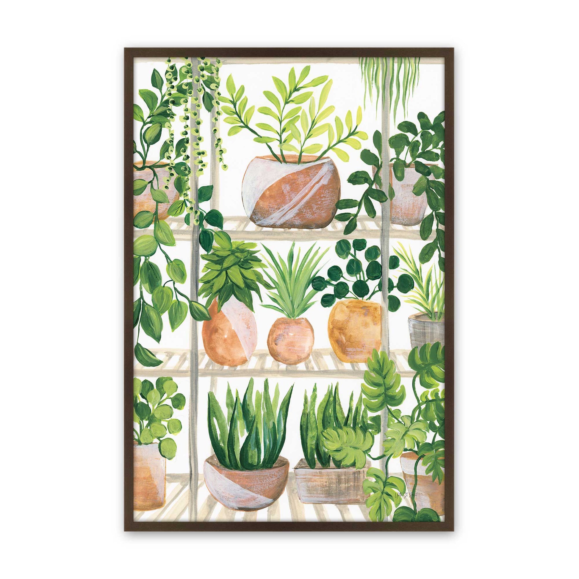 [Color:Belvinder Brown], Picture of art in a Belvinder Brown frame