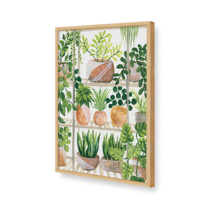 [Color:American Maple], Picture of art in a American Maple frame of the corner