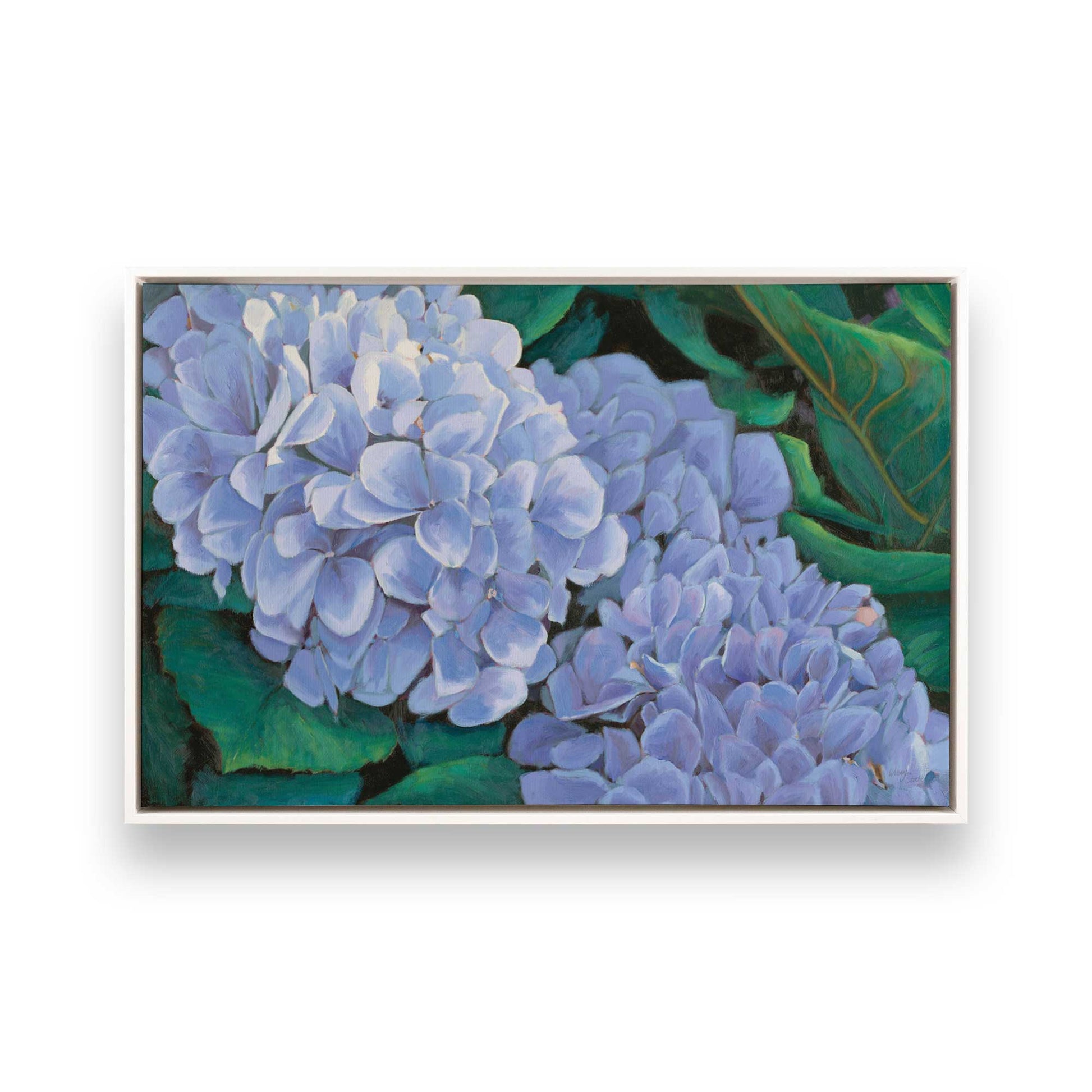 [Color:Opaque White], Picture of art in a White frame