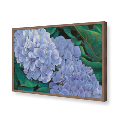 [Color:Walnut], Picture of art in a Walnut frame of the corner