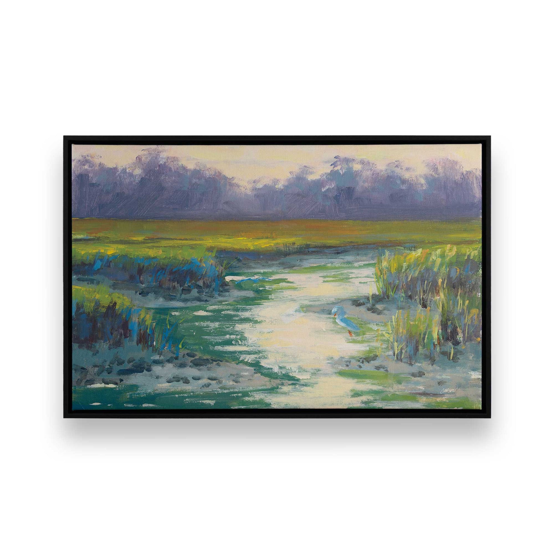 [Color:Satin Black], Picture of art in a Satin Black frame