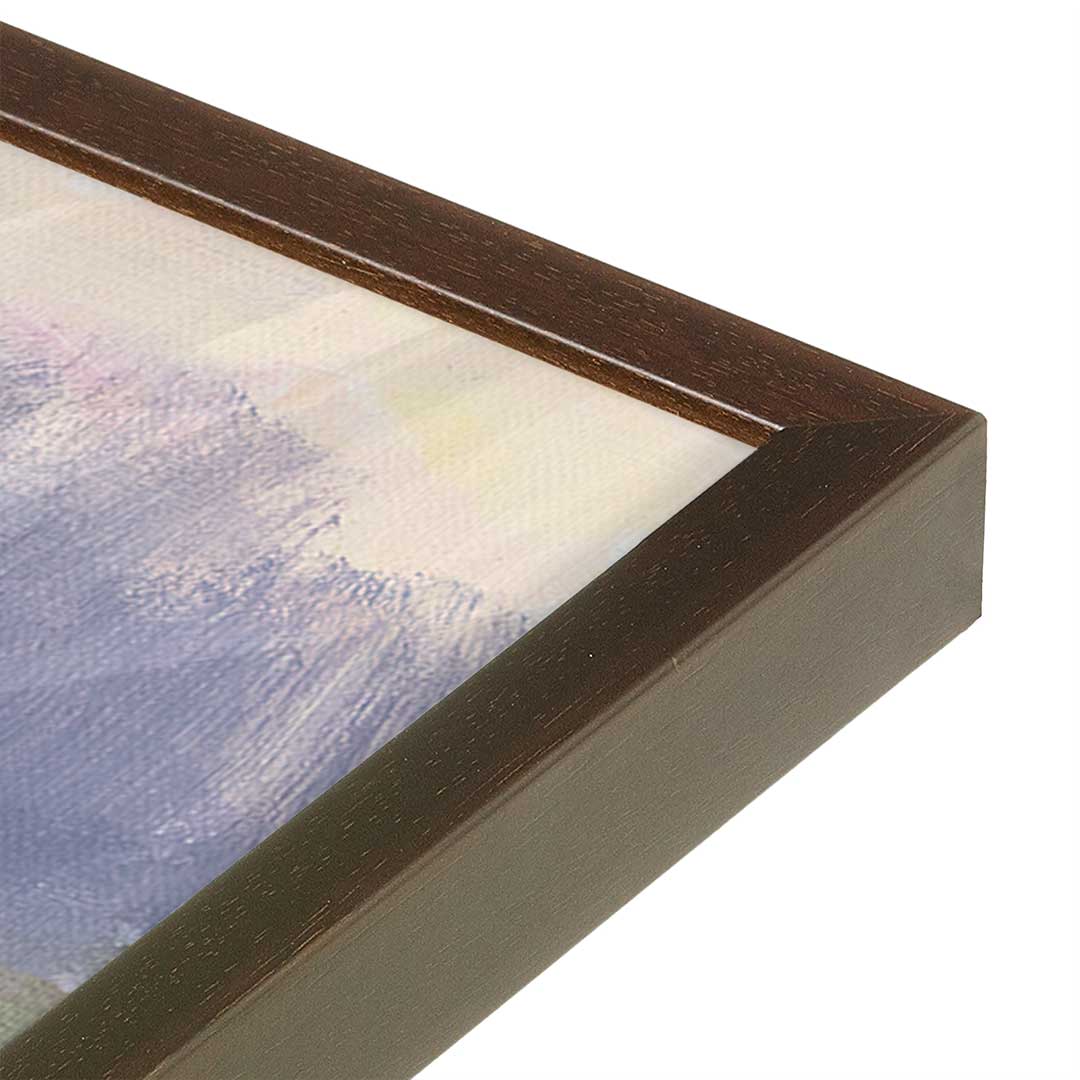 [Color:Belvinder Brown], Picture of art in a Belvinder Brown frame at an angle