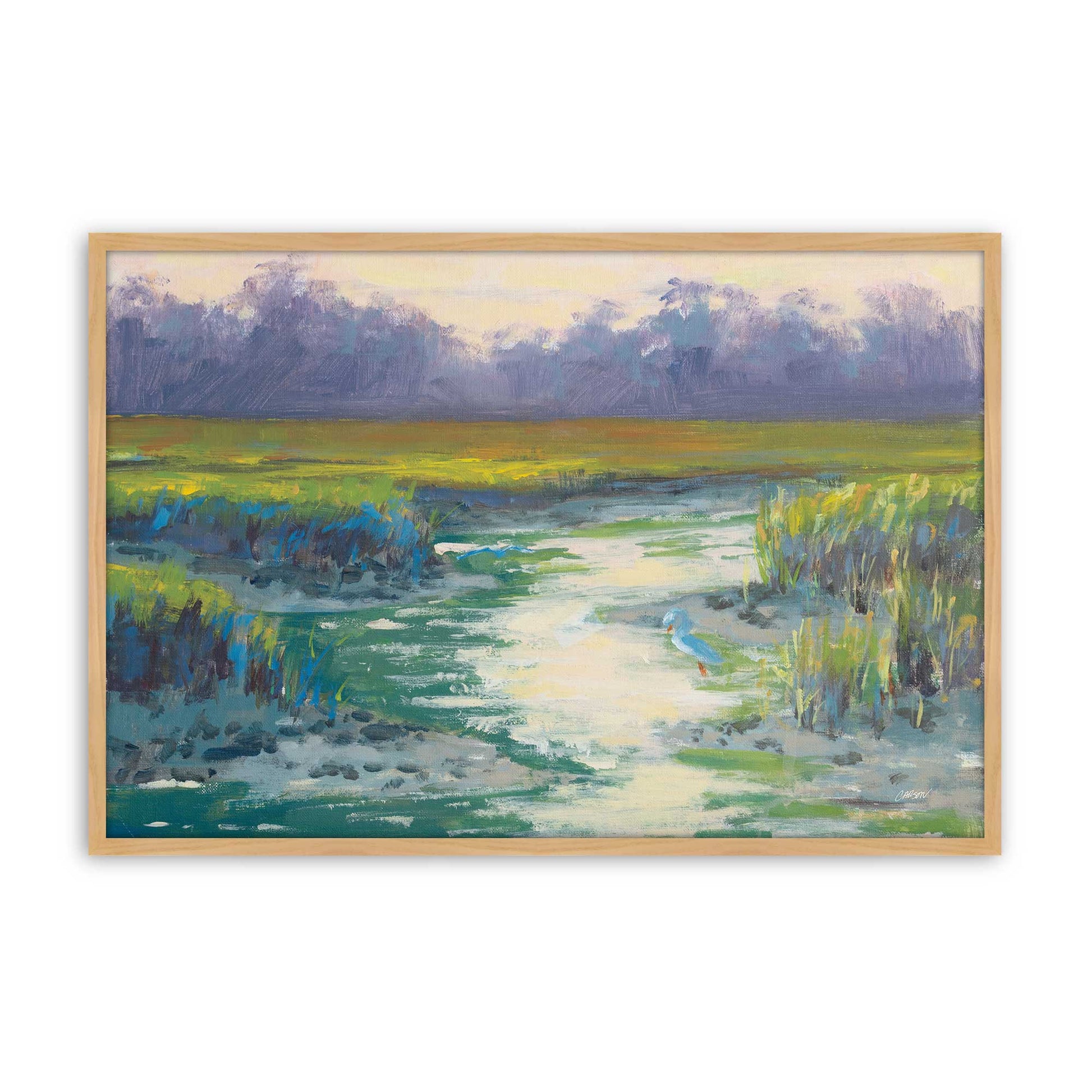 [Color:American Maple], Picture of art in a American Maple frame