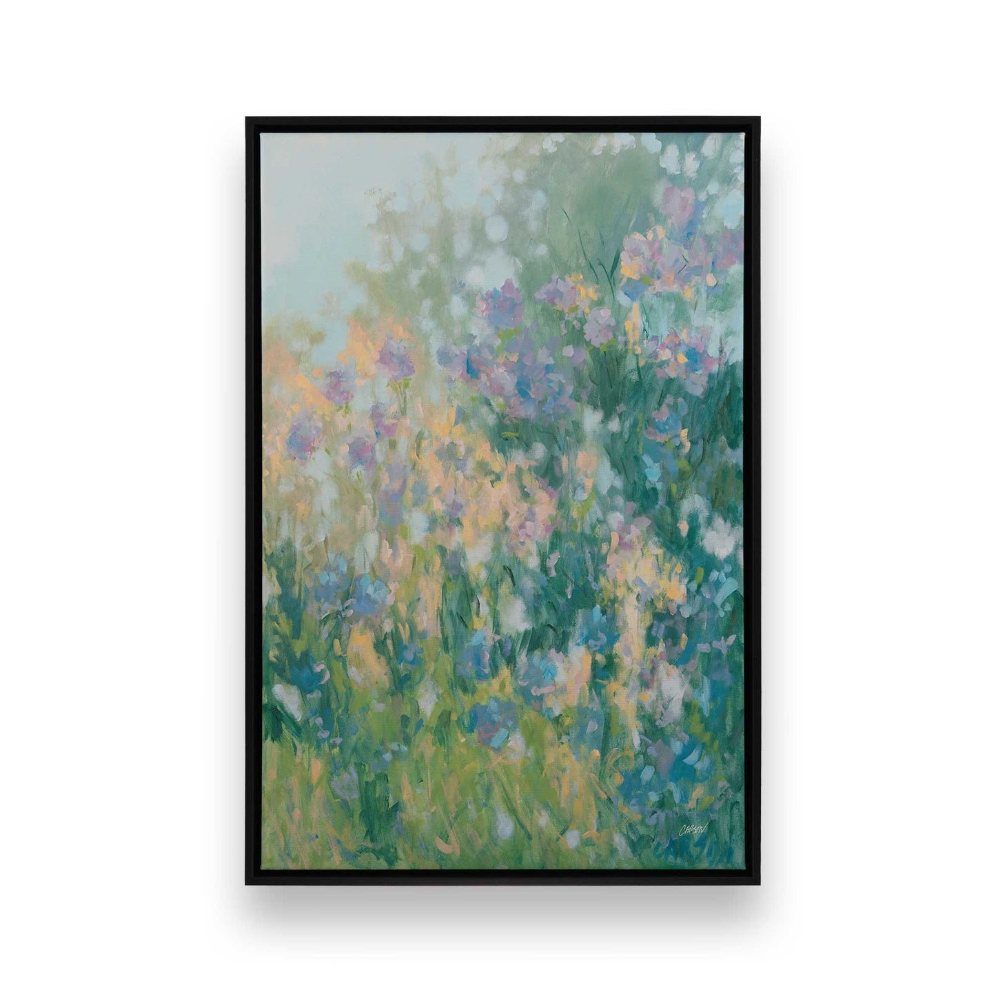 [Color:Satin Black], Picture of art in a Satin Black frame