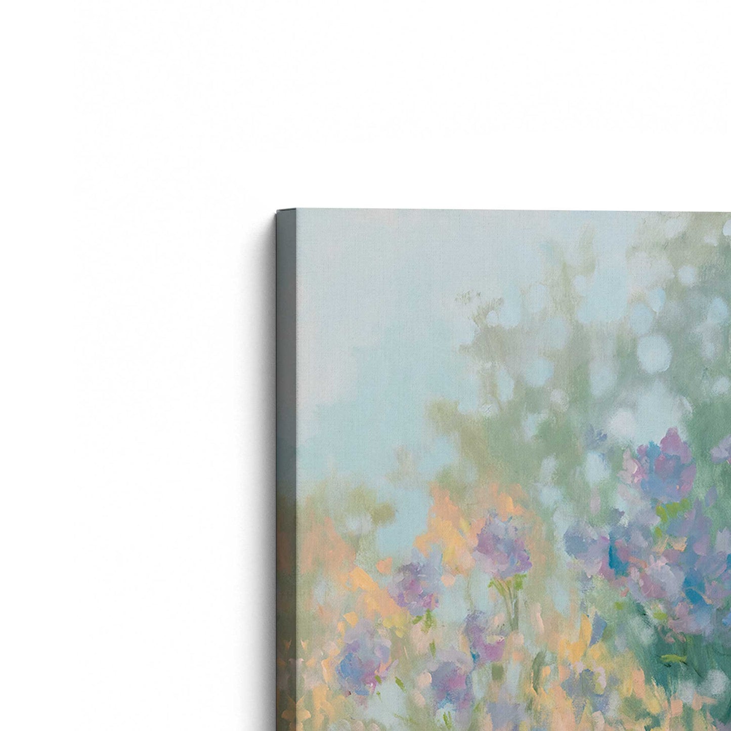 [Color:Stretched Canvas], Picture of the corner of the art