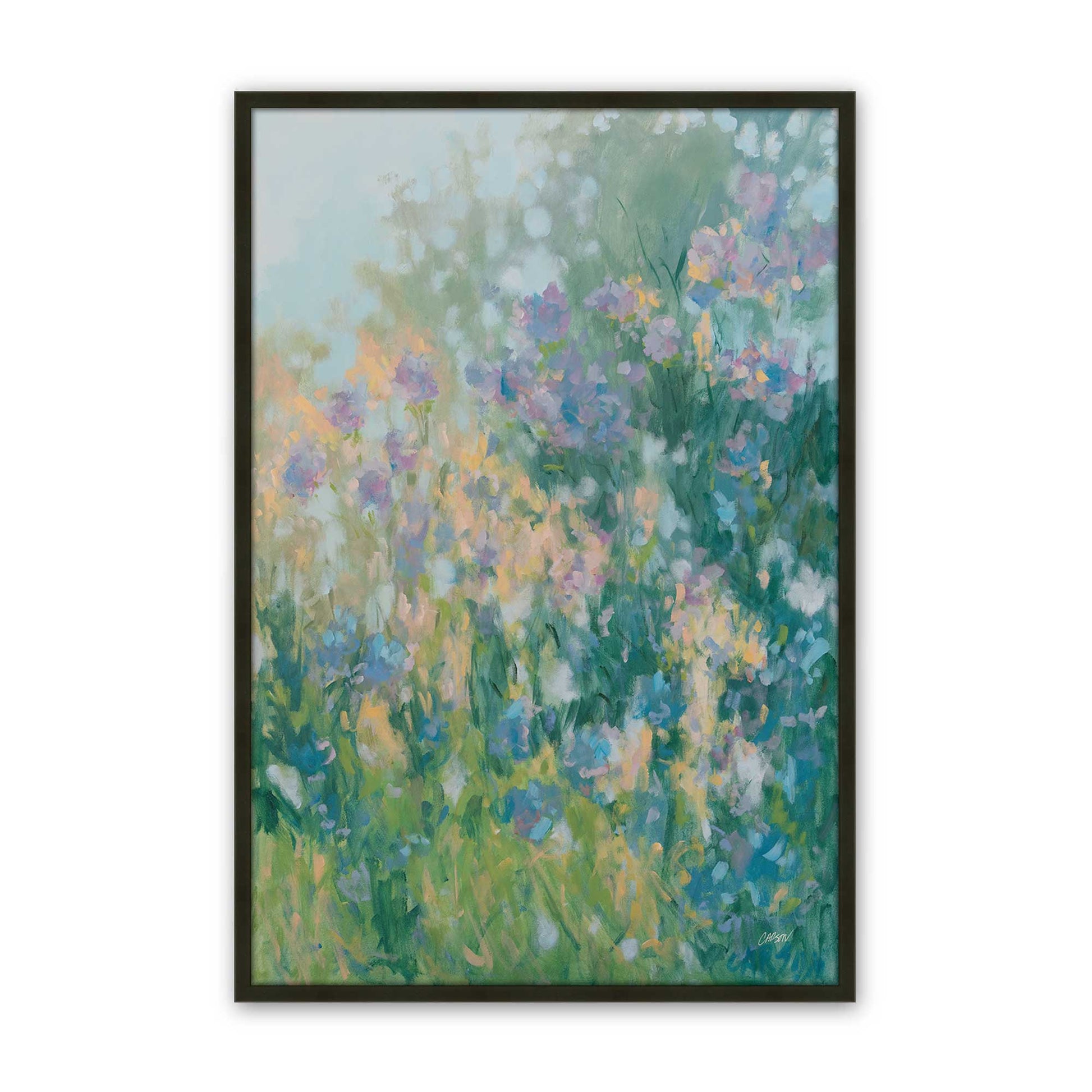 [Color:Satin Black], Picture of art in a Satin Black frame