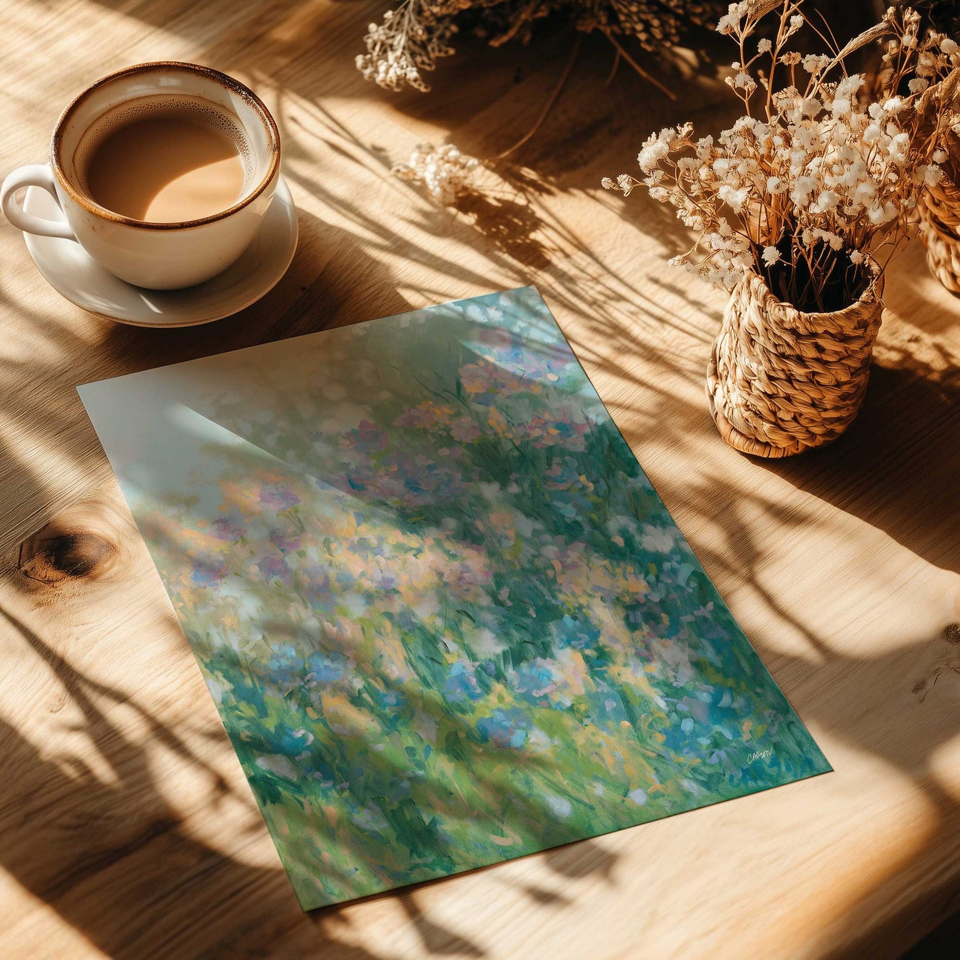 [Color:Rolled Print], Picture of close up of art