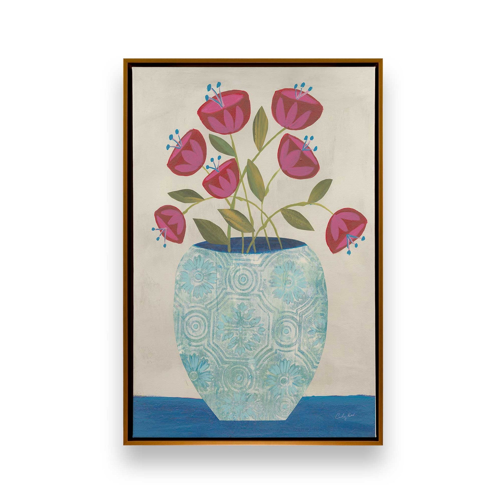 [Color:Polished Gold], Picture of art in a Polished Gold frame