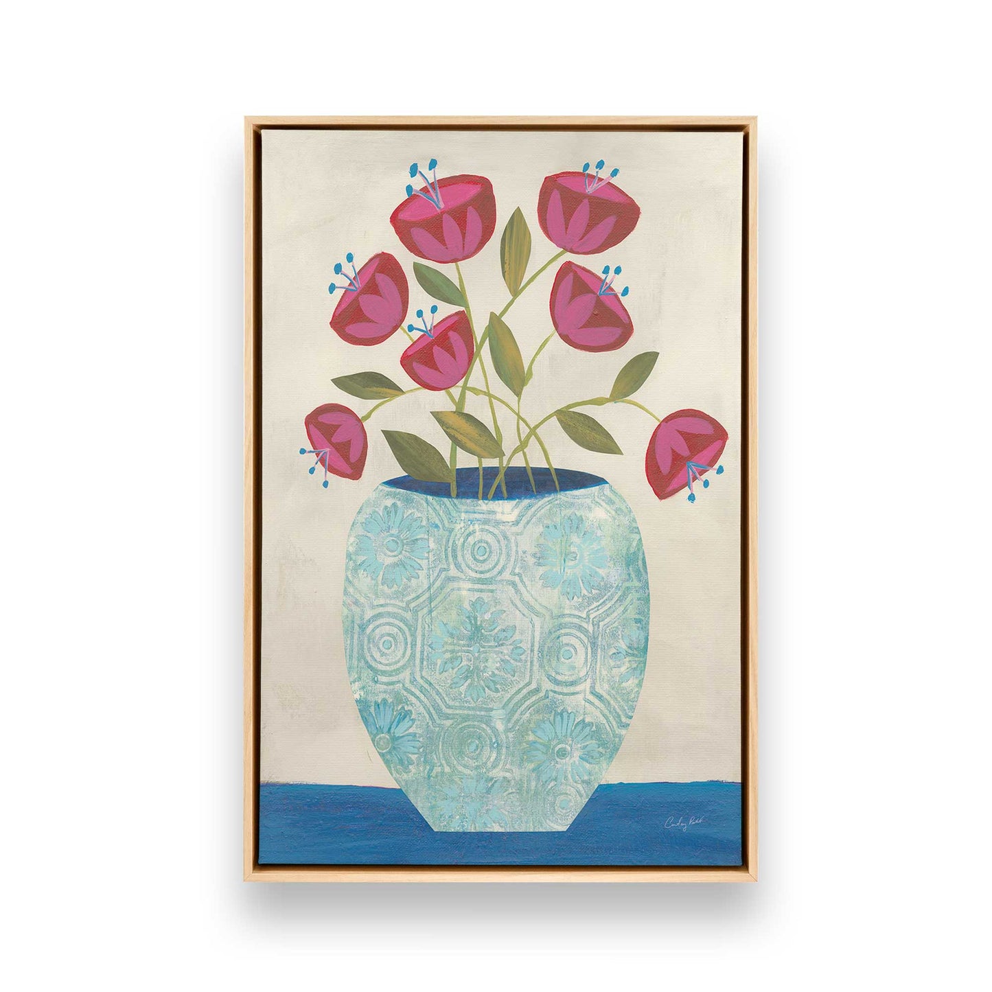 [Color:American Maple], Picture of art in a American Maple frame