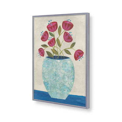 [Color:Polished Chrome], Picture of art in a Polished Chrome frame of the corner