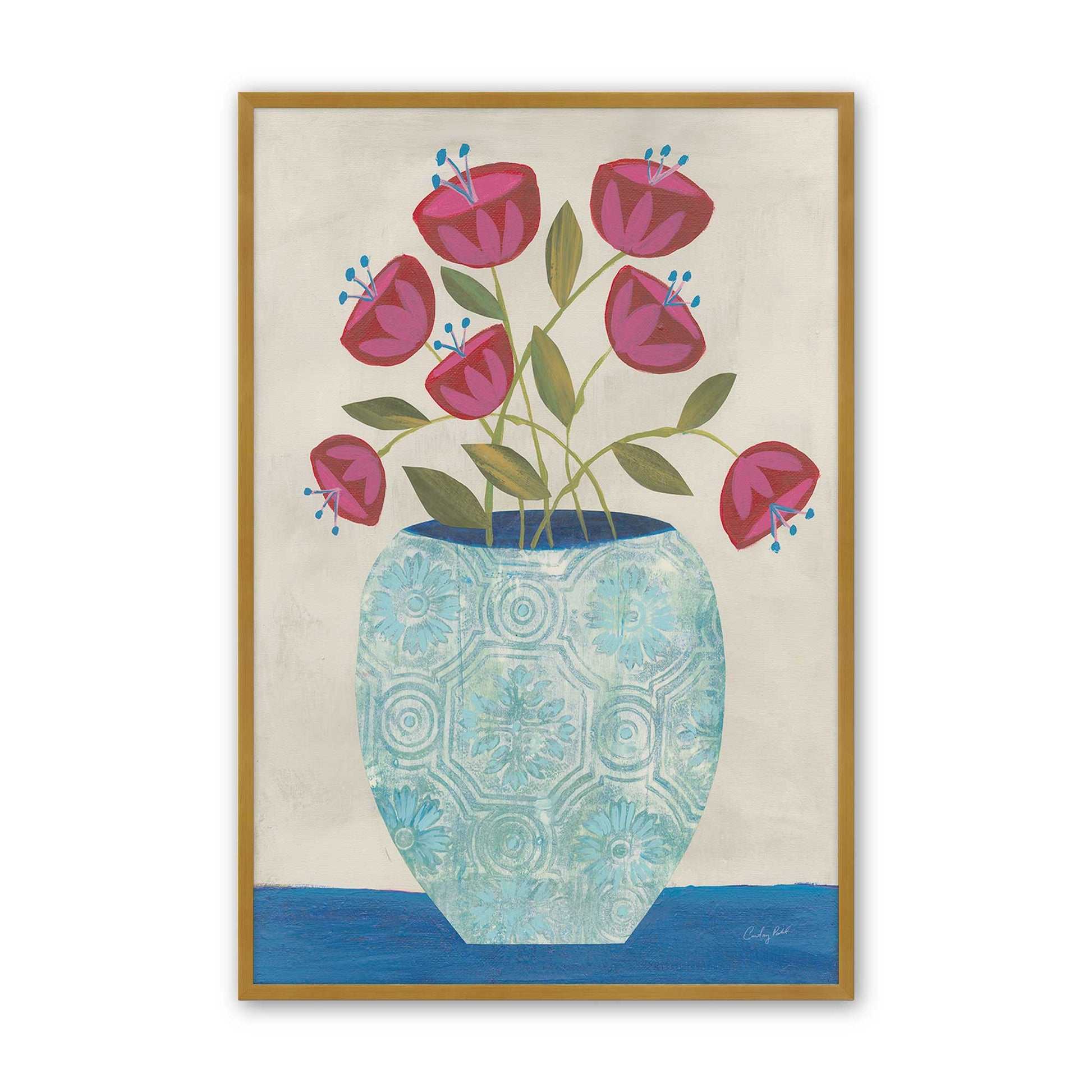 [Color:Polished Gold], Picture of art in a Polished Gold frame