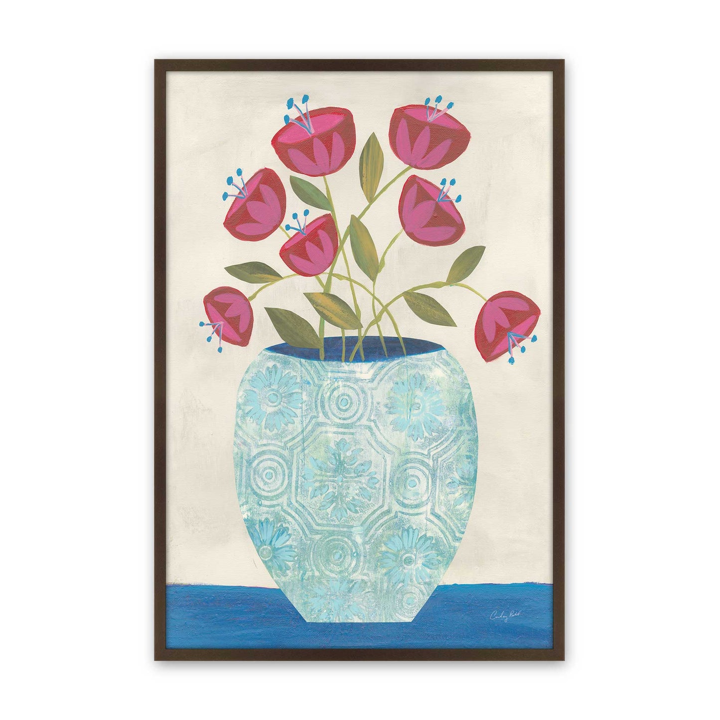 [Color:Belvinder Brown], Picture of art in a Belvinder Brown frame
