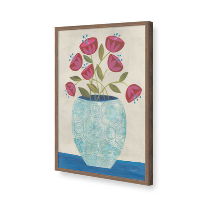 [Color:Walnut], Picture of art in a Walnut frame of the corner