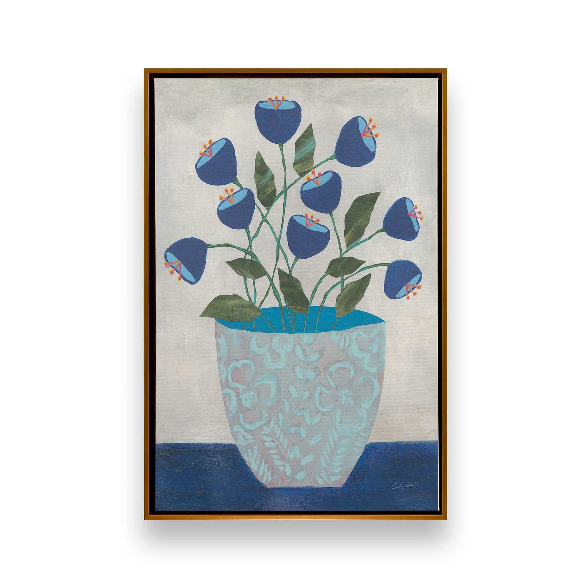 [Color:Polished Gold], Picture of art in a Polished Gold frame