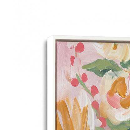 [Color:Opaque White], Picture of art in a White frame at an angle