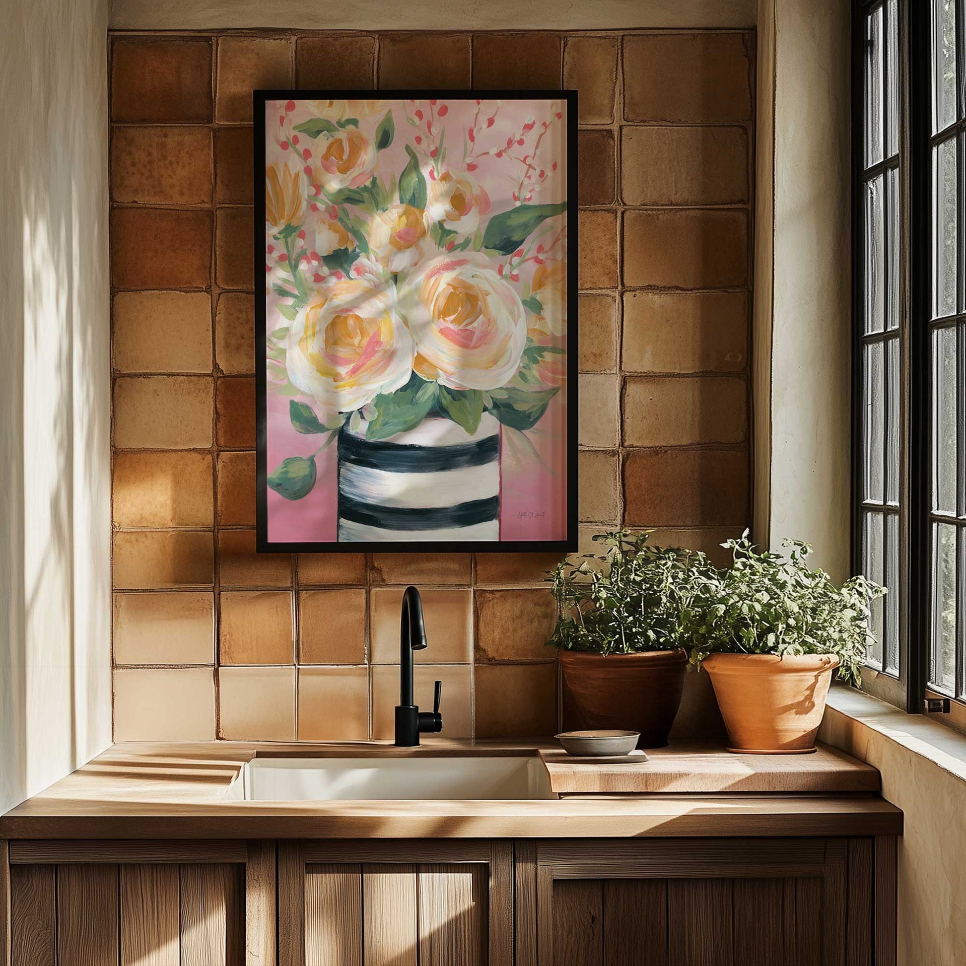 Picture of art in a room
