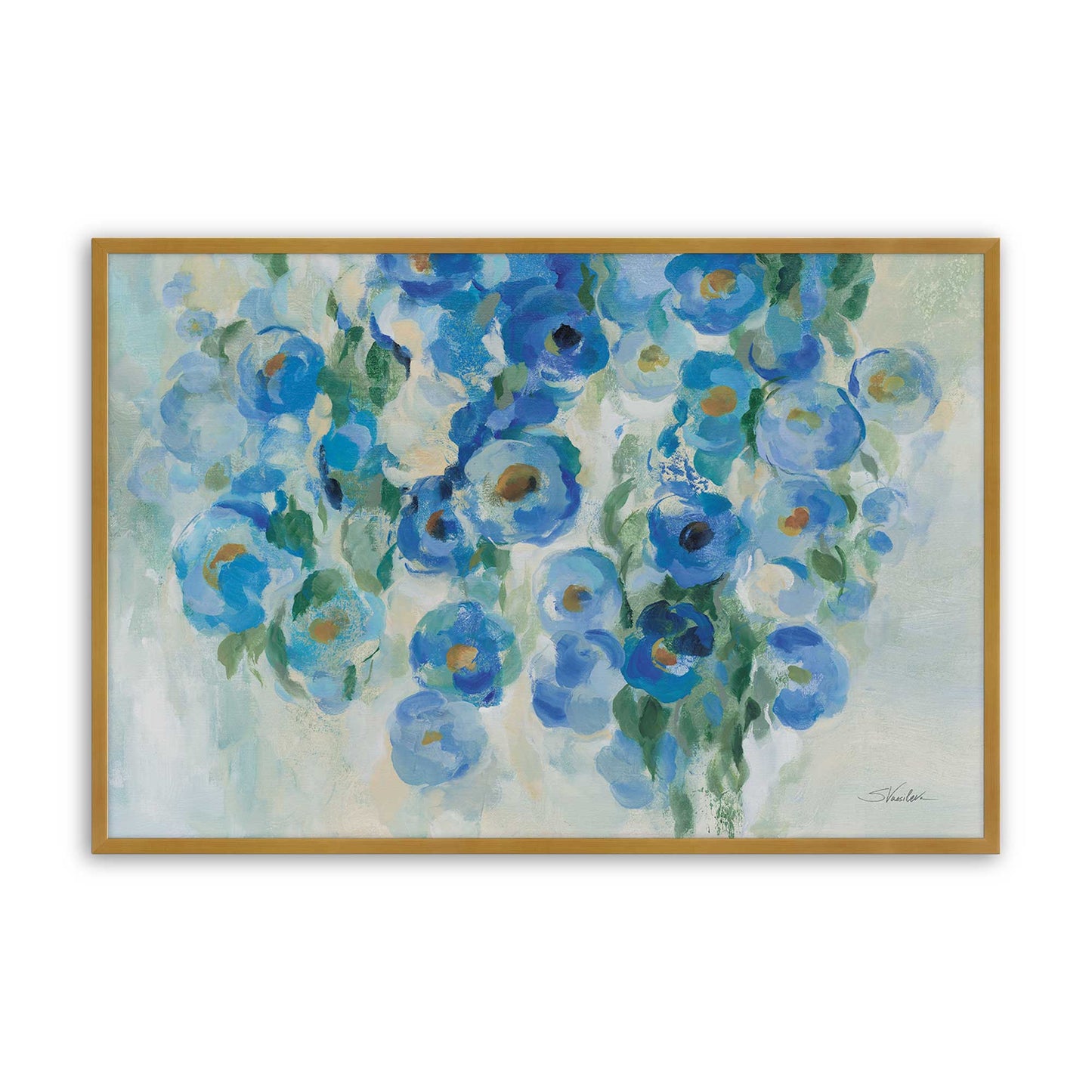 [Color:Polished Gold], Picture of art in a Polished Gold frame
