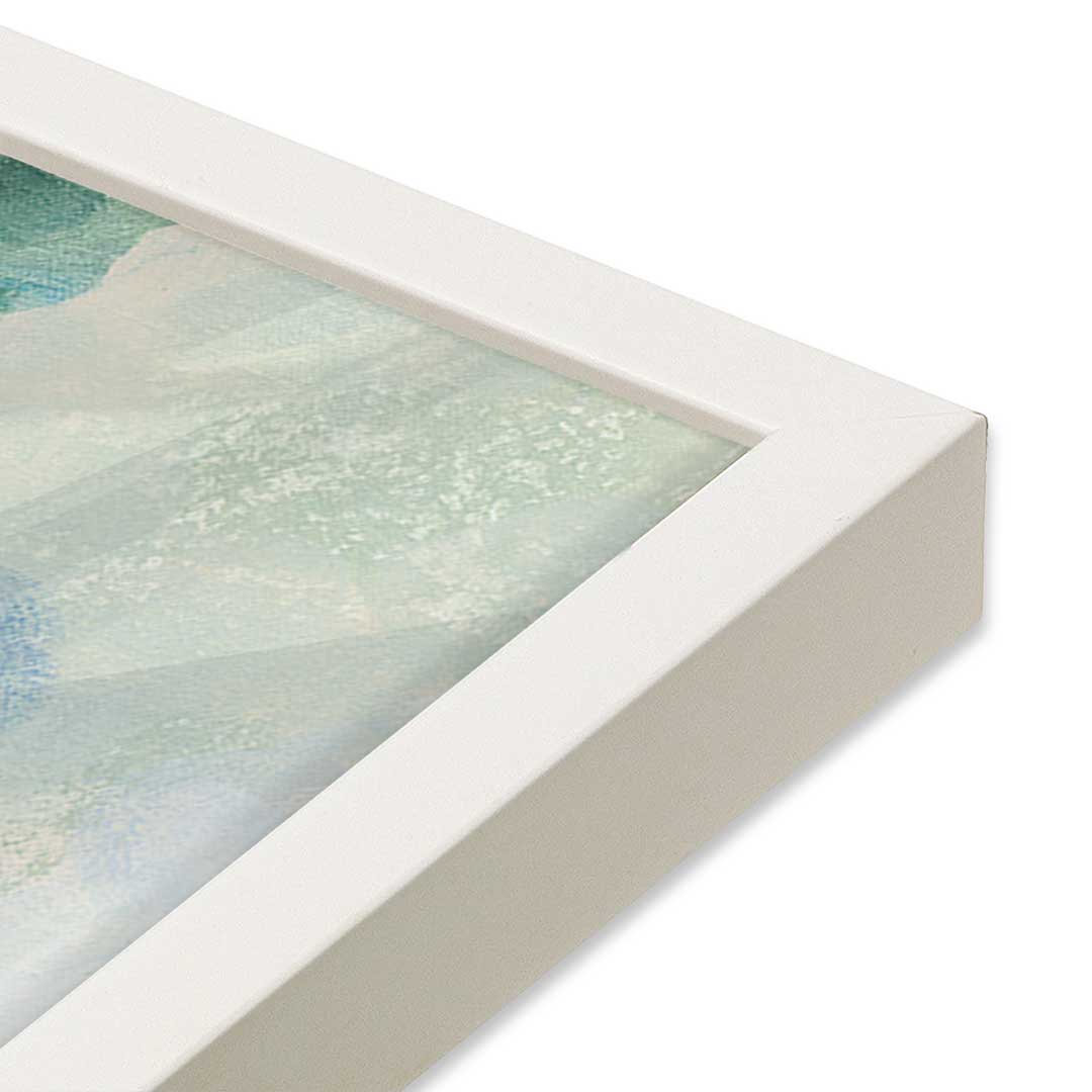 [Color:Opaque White], Picture of art in a Opaque White frame at an angle