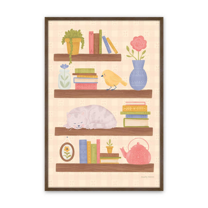 [Color:Walnut], Picture of art in a Walnut frame