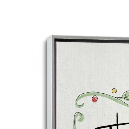 [Color:Polished Chrome], Picture of art in a Polished Chrome frame at an angle