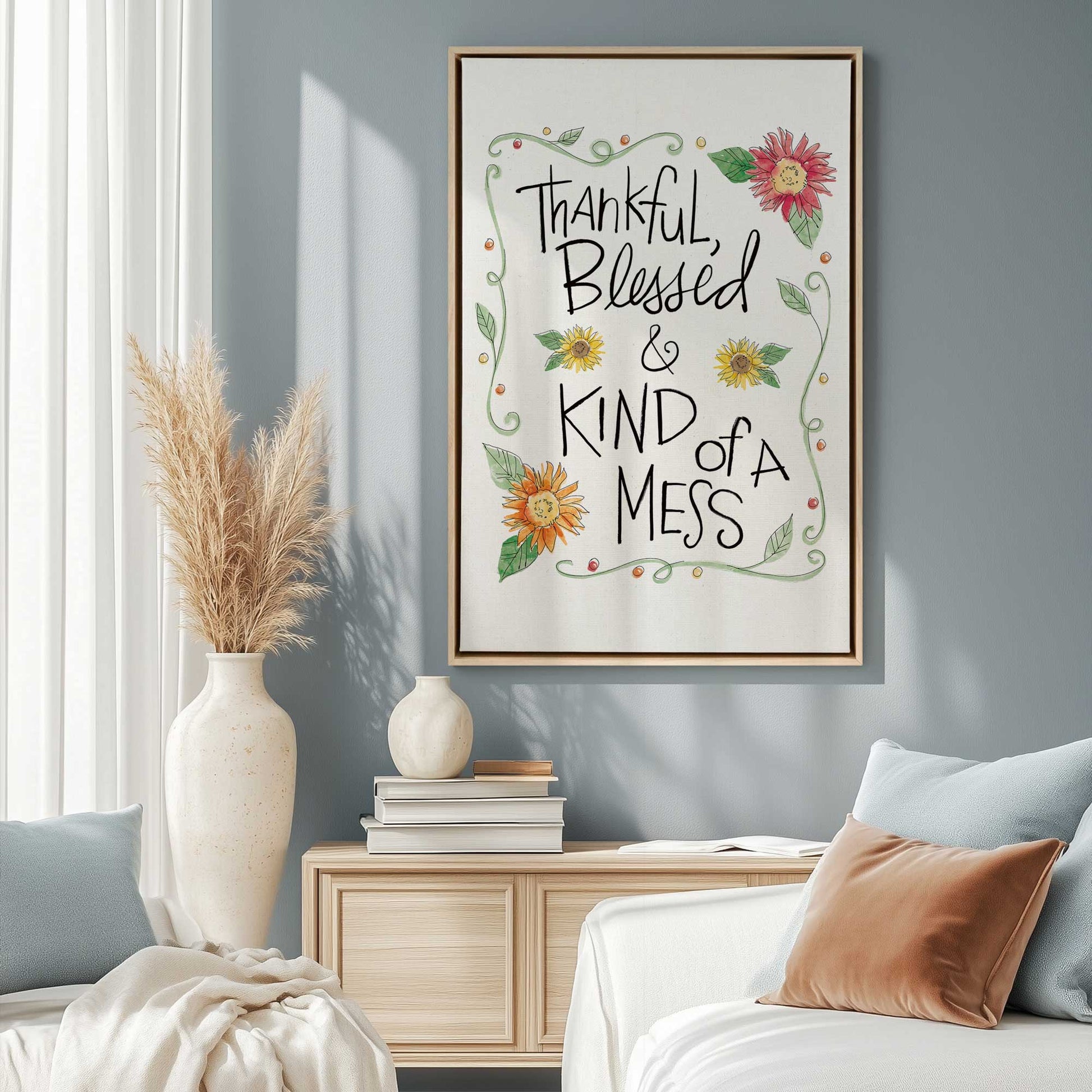 Picture of art in a room