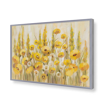 [Color:Polished Chrome], Picture of art in a Polished Chrome frame of the corner