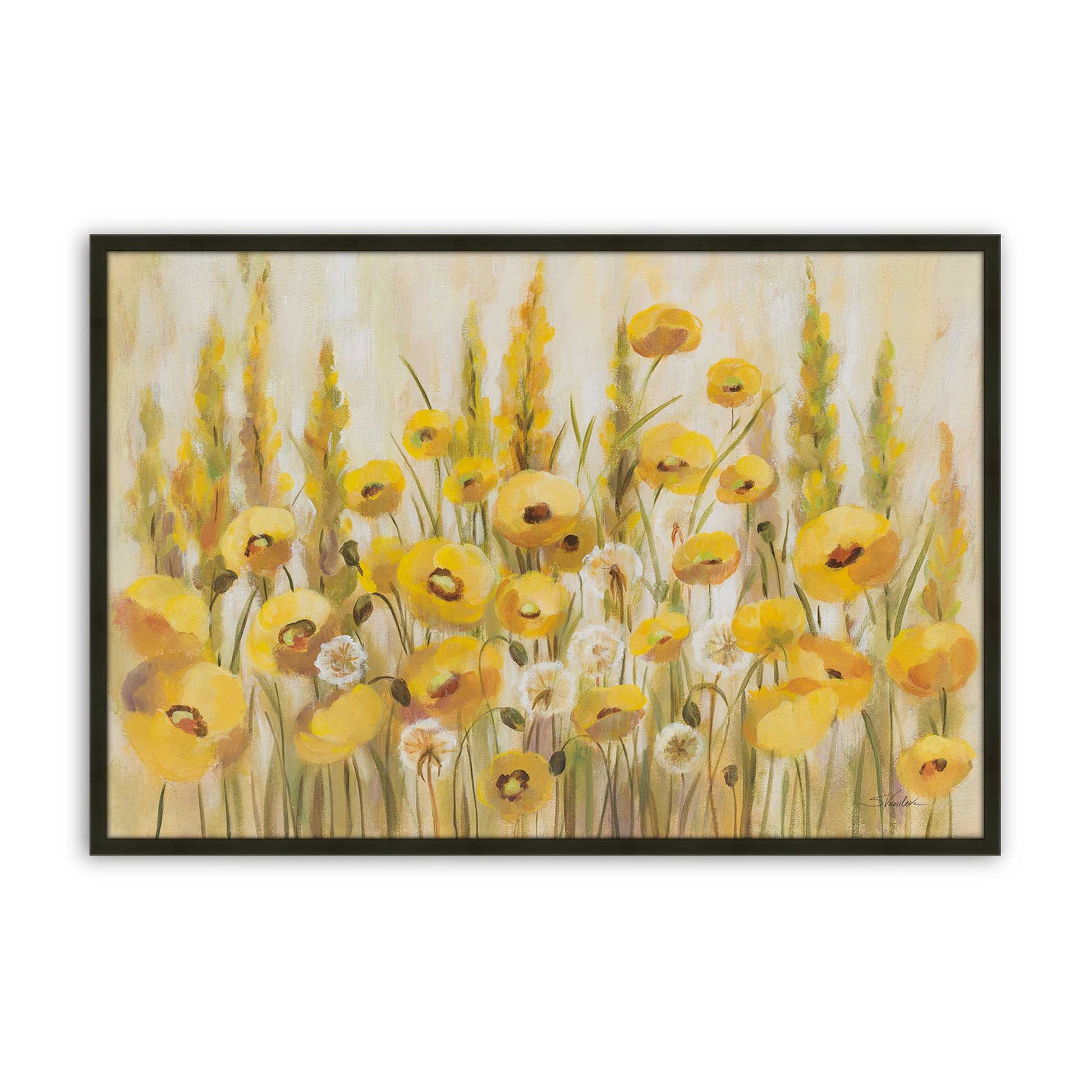 [Color:Satin Black], Picture of art in a Satin Black frame