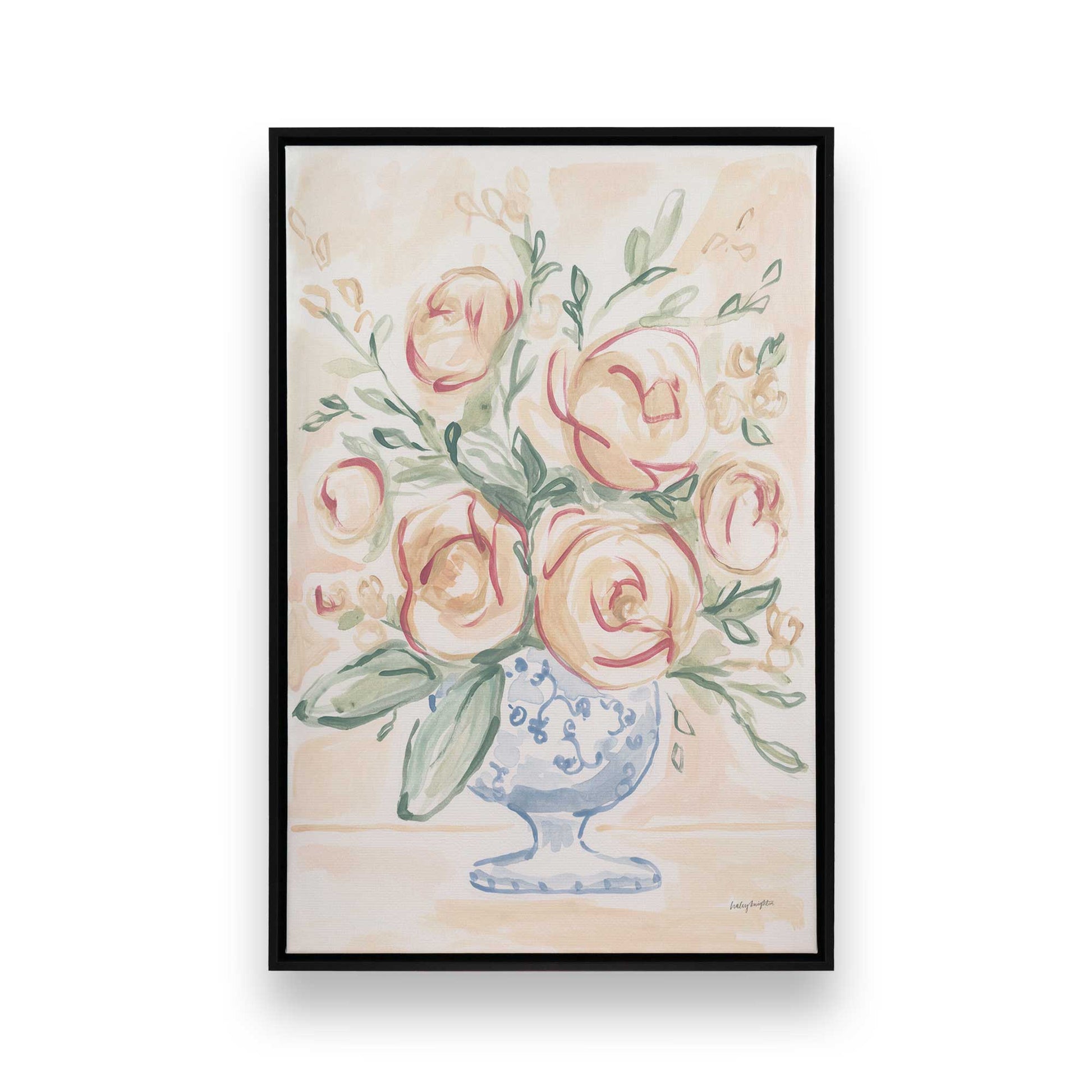 [Color:Satin Black], Picture of art in a Satin Black frame