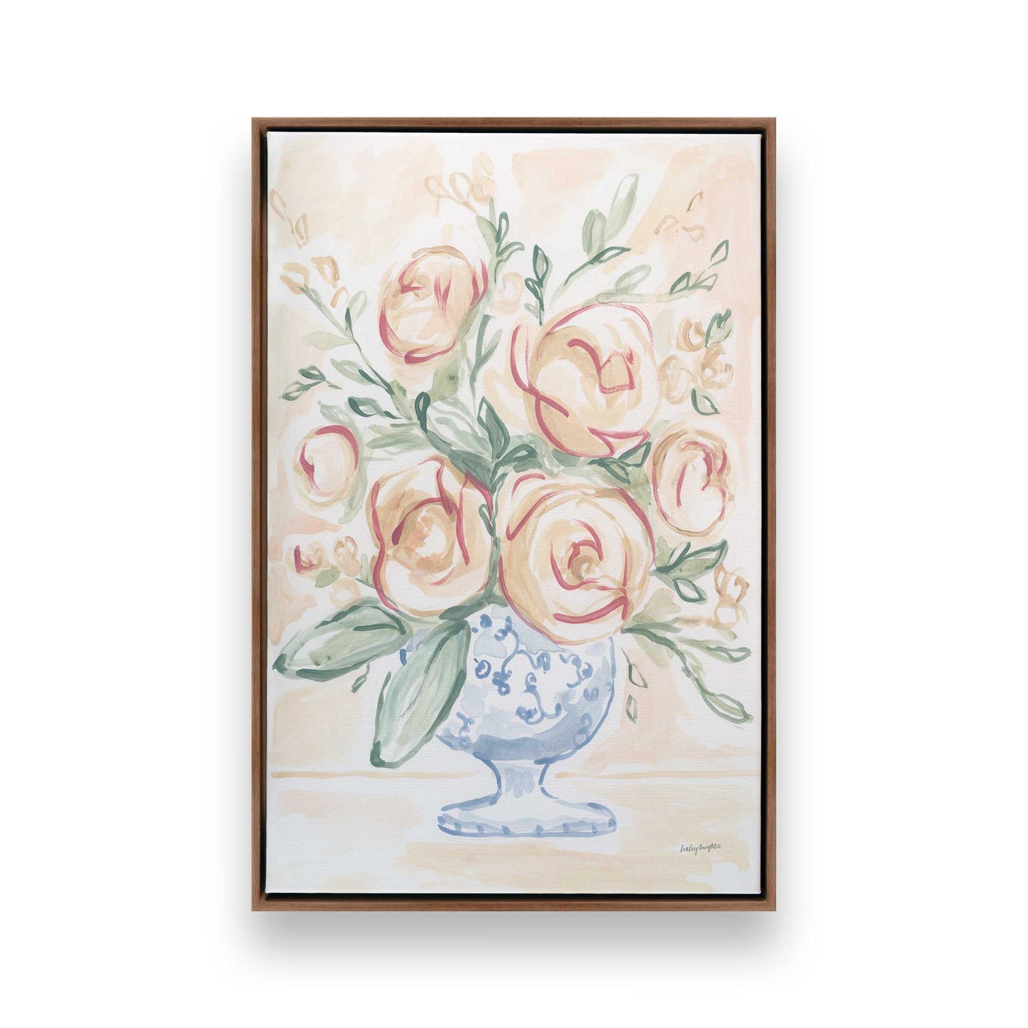 [Color:Walnut], Picture of art in a Walnut frame