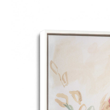 [Color:Opaque White], Picture of art in a White frame at an angle