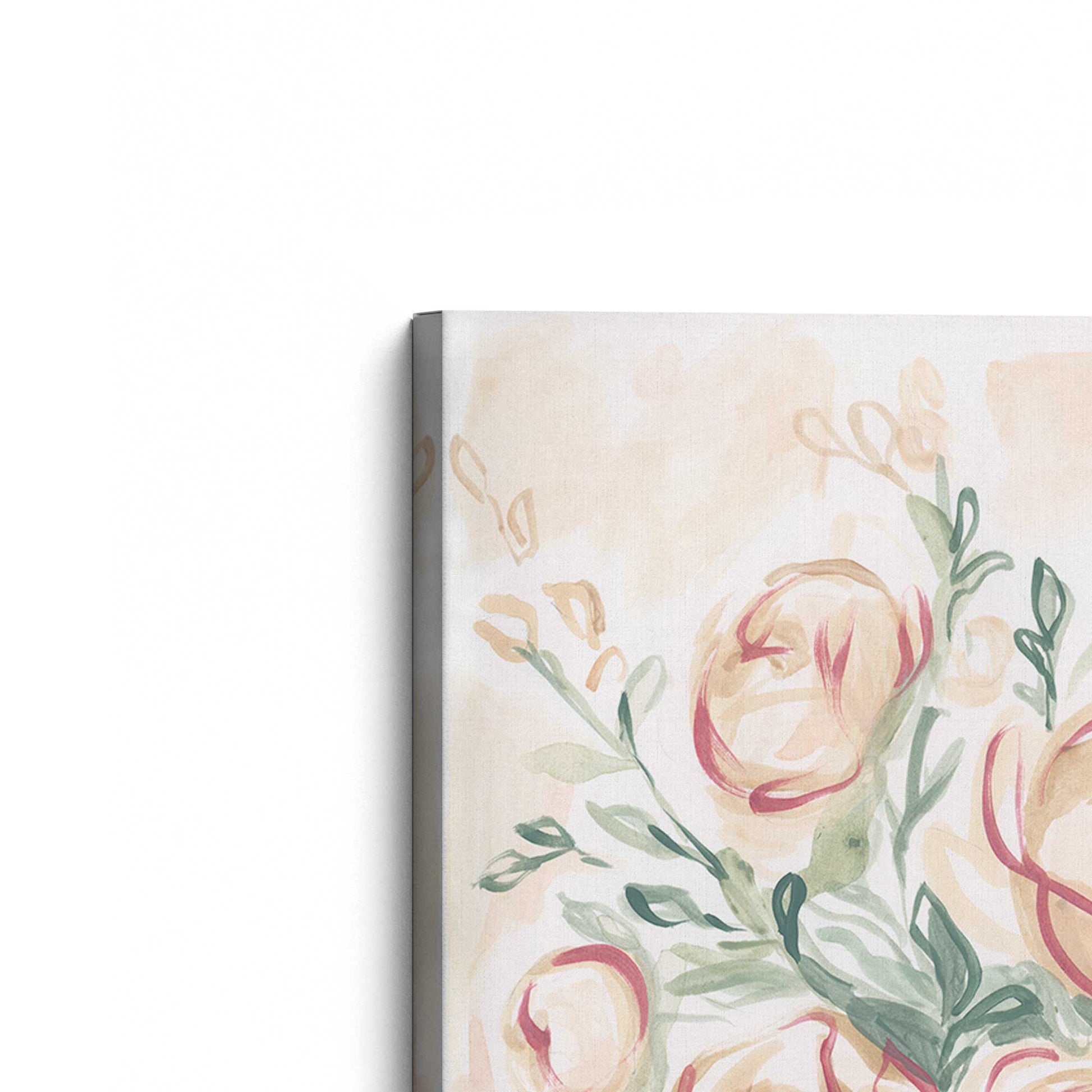 [Color:Stretched Canvas], Picture of the corner of the art