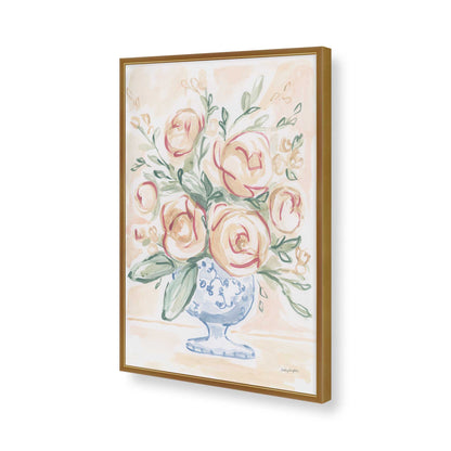[Color:Polished Gold], Picture of art in a Polished Gold frame of the corner