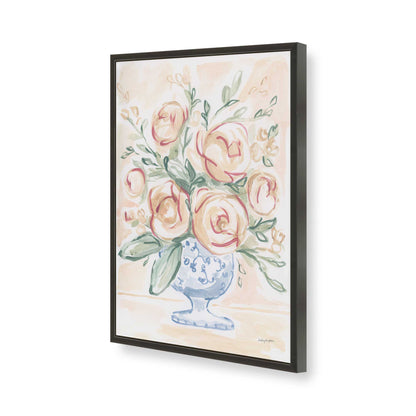 [Color:Satin Black], Picture of art in a Satin Black frame of the corner
