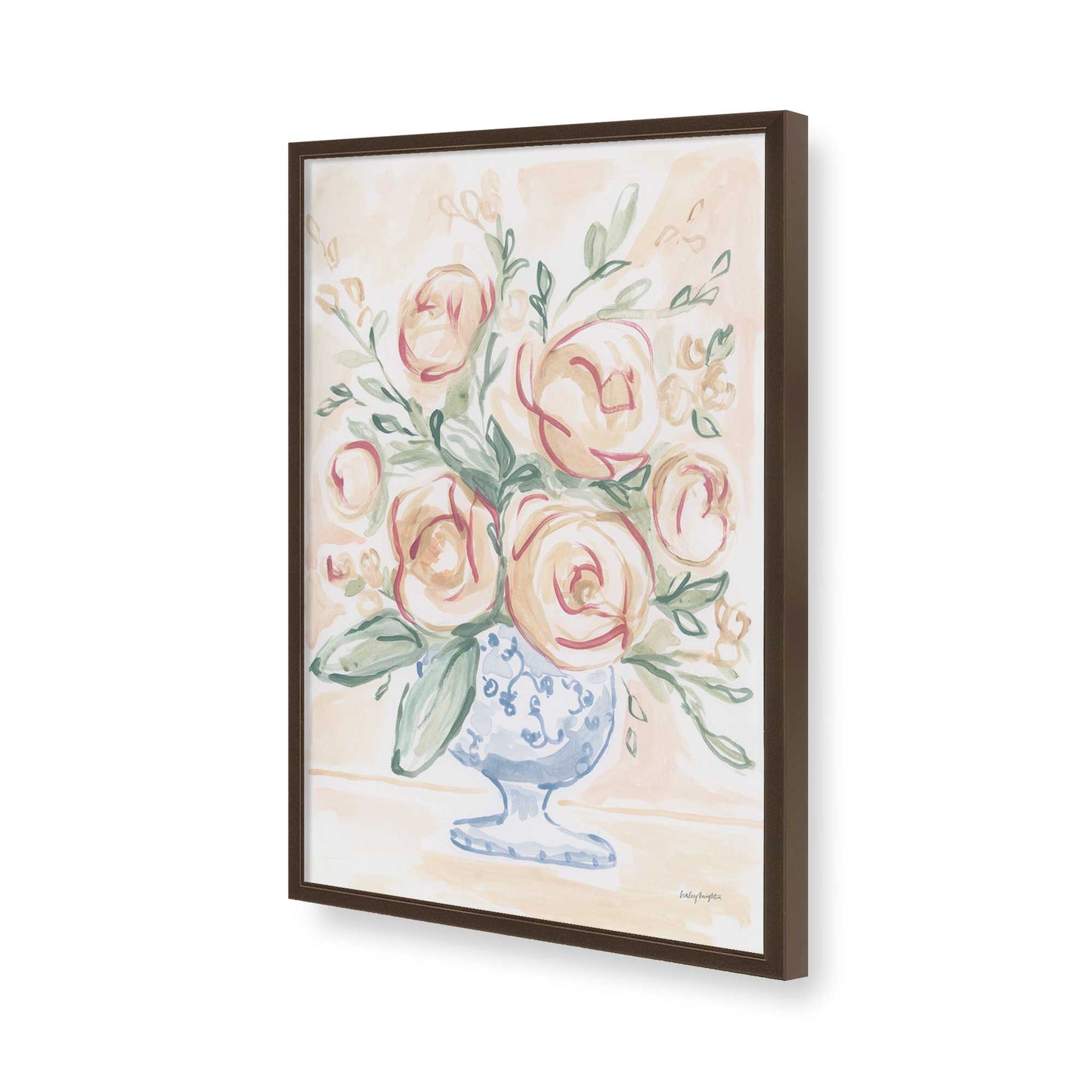 [Color:Belvinder Brown], Picture of art in a Belvinder Brown frame of the corner