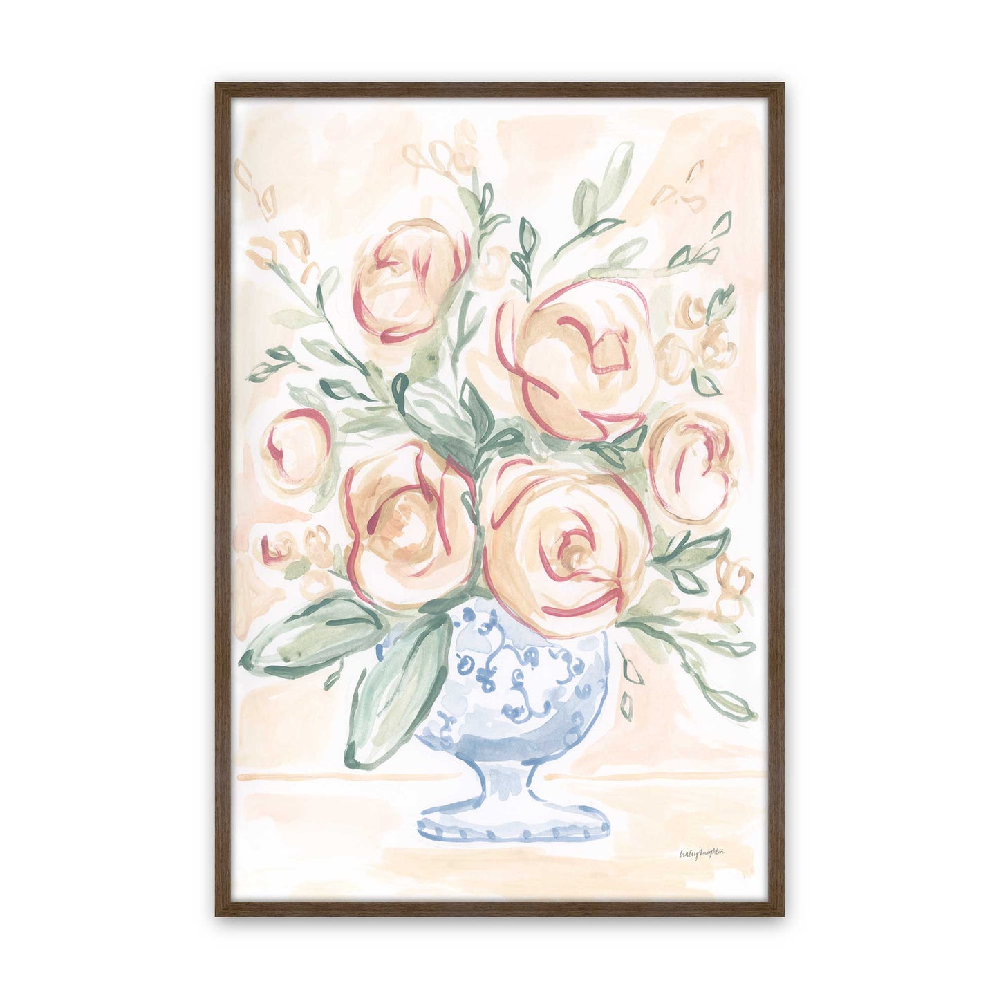 [Color:Walnut], Picture of art in a Walnut frame