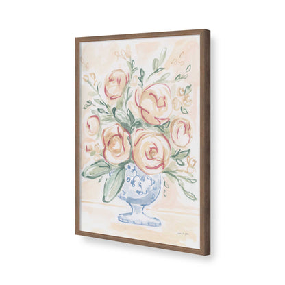 [Color:Walnut], Picture of art in a Walnut frame of the corner