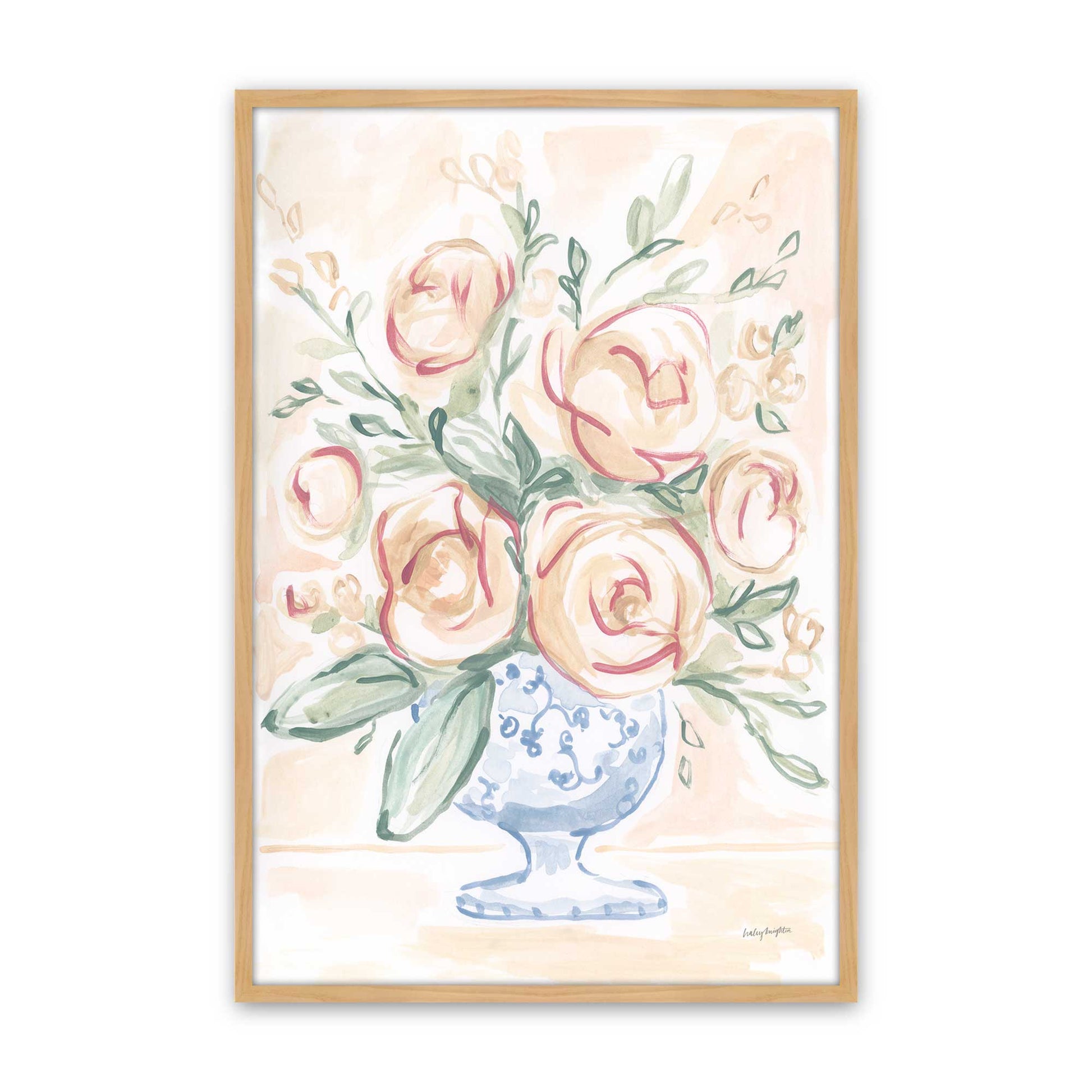[Color:American Maple], Picture of art in a American Maple frame
